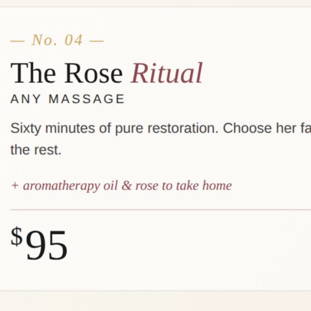 THE ROSE RITUAL at Sachi Nails and Body Spa in Yonkers, NY