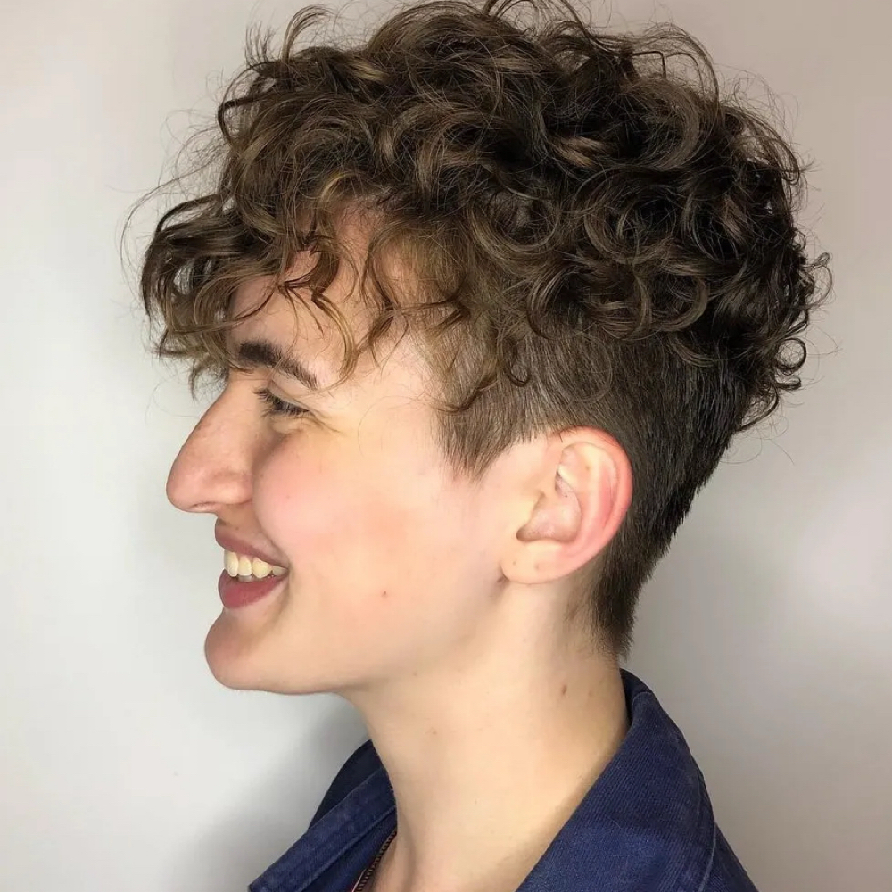 Short Hair Length Perm at Ashley Pitlock in Carson City, NV