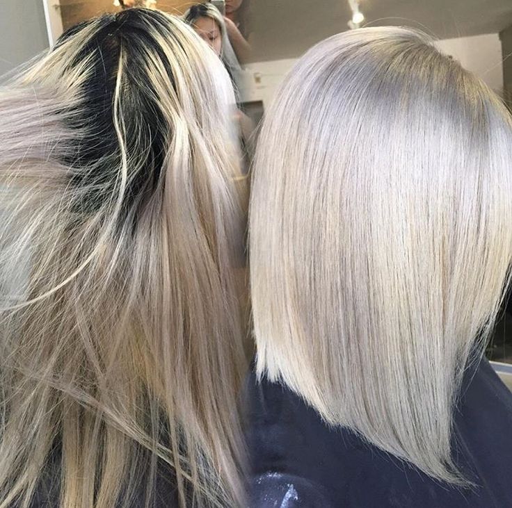 Blonde Root Retouch