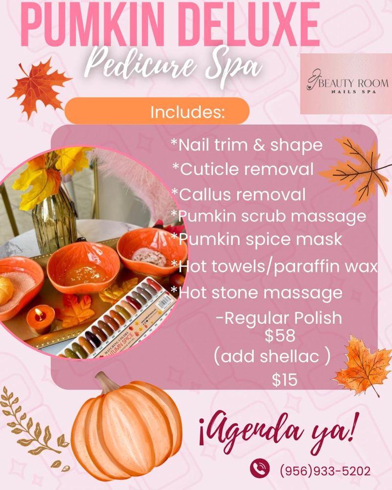 Pumpkin Pedicure Deluxe
