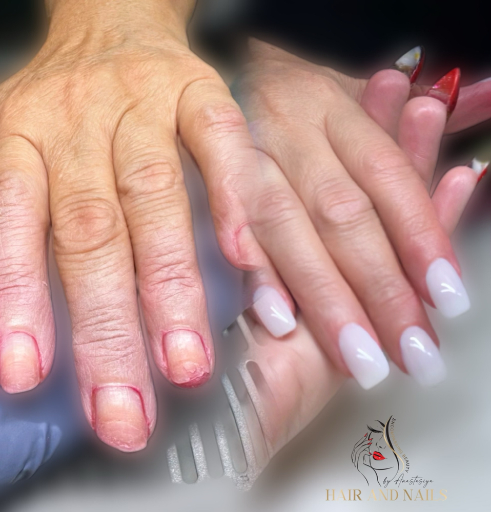 Custom created Polygel Nails