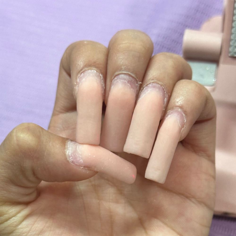 Acrylic Fill in (2-3 weeks) at CWC Studio in Myrtle Beach, SC