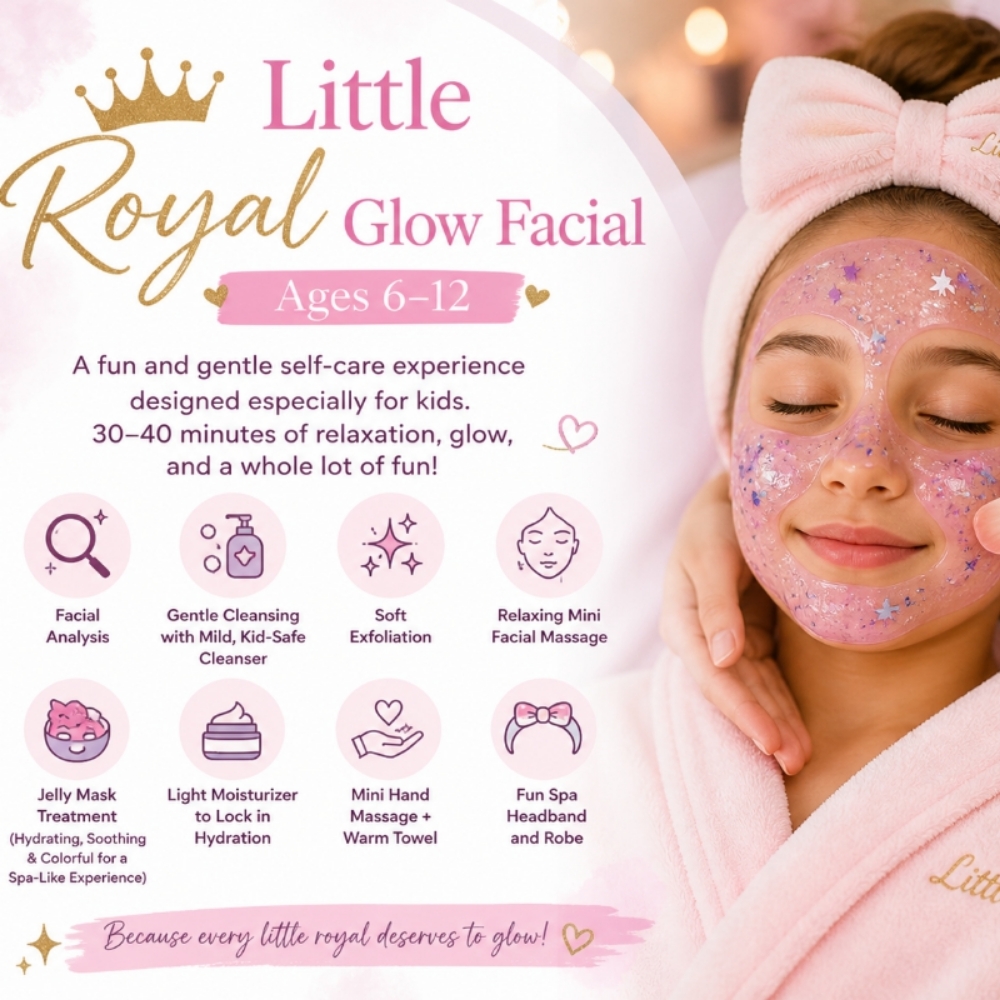 LITTLE ROYALGLOWFACIAL (Ages 6–13 at Hadassah's Beauty Palace. in Hagerstown, MD