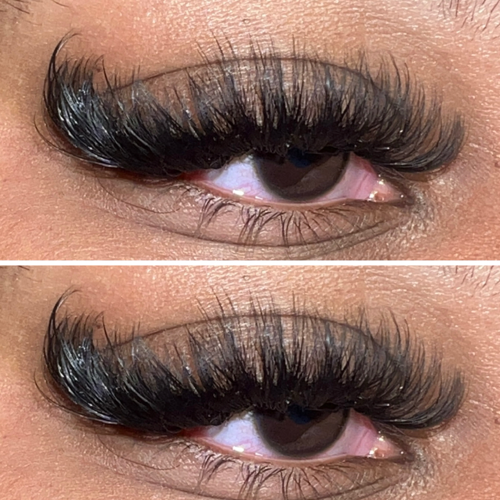 Hybrid Lash extensions at LoraineLash in Nashville, TN