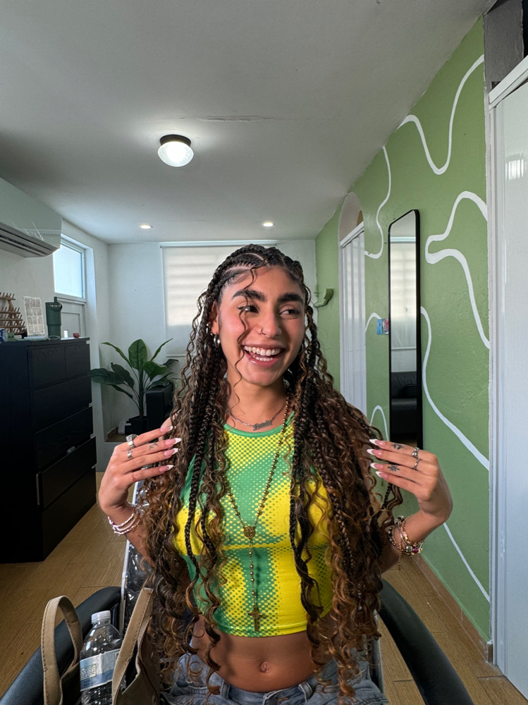 Medium Fulani Goddess Braids