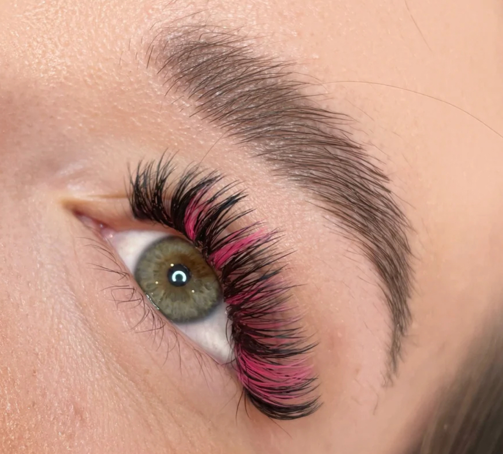 Colored lashes
