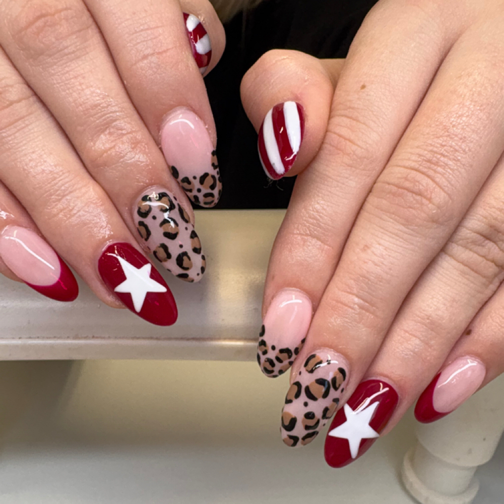Full Set Acrylic with Art at Anna’s Acrylics in Clay Township, MI