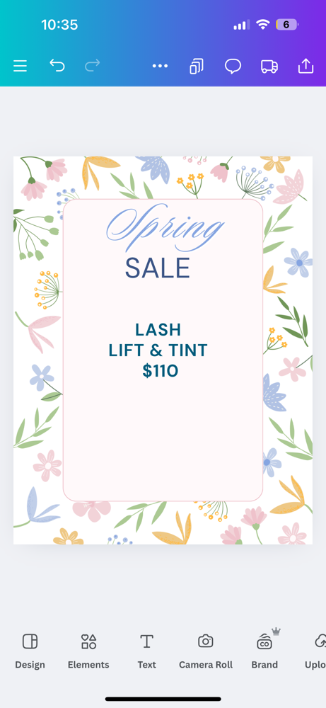 Spring SALE Lash Lift & Tint