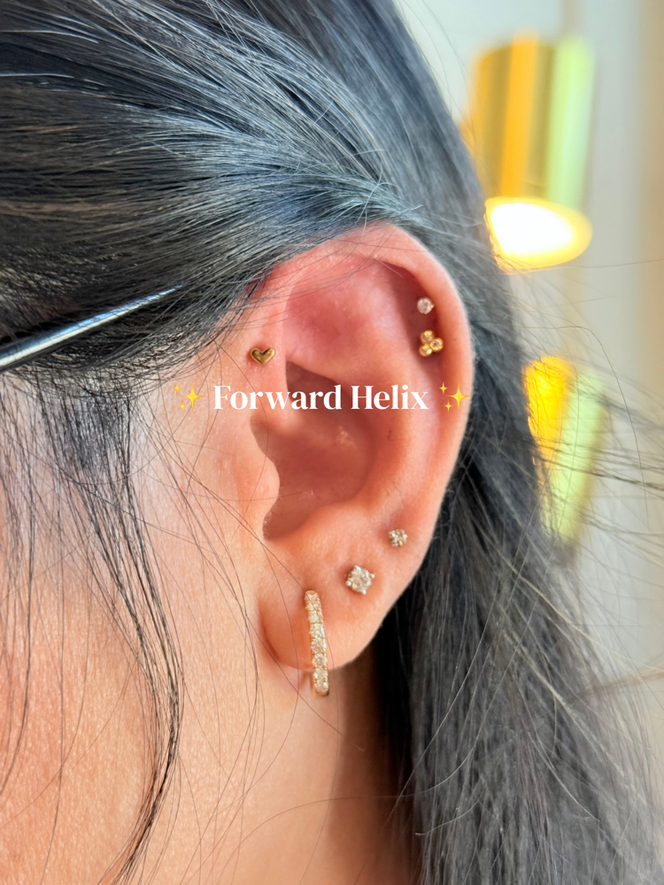 Forward Helix Piercing