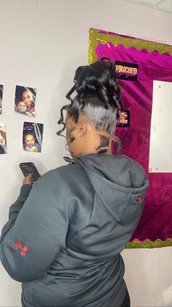Double Frontal Ponytail