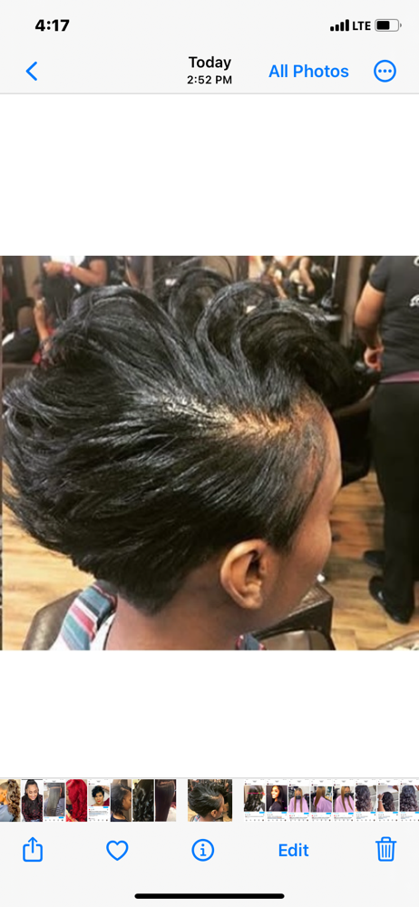 Relaxer On Short Hair With Style