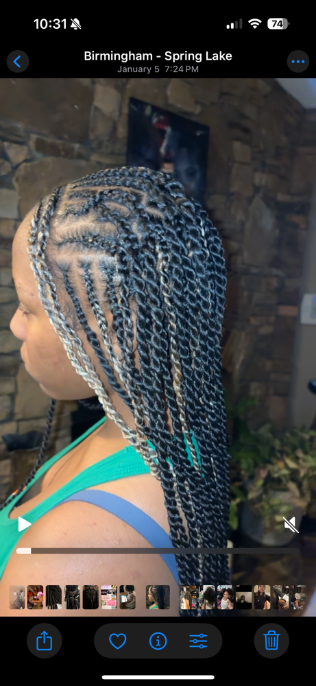 Island Twist With Fulani at Styled by LuxuryQTee in Bessemer, AL