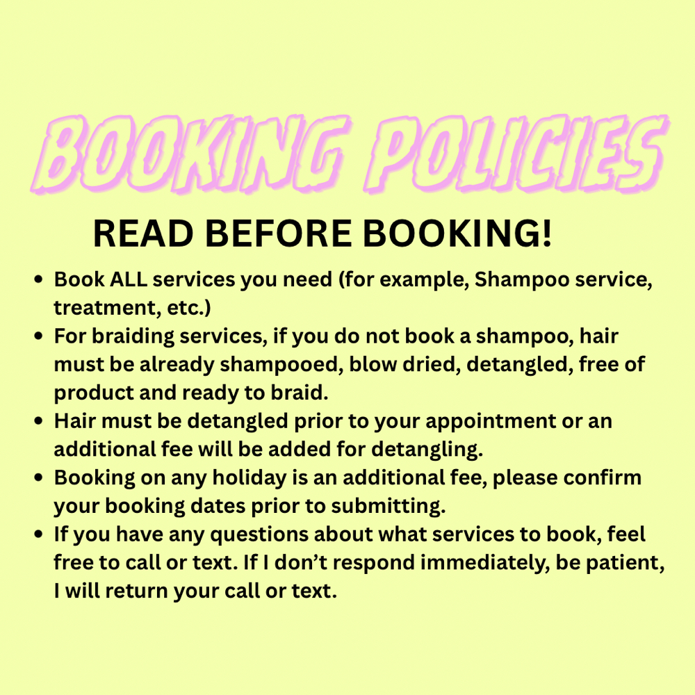 READ BEFORE BOOKING! at Caged Beauty @ Diverse Styles Salon in Farmville, VA