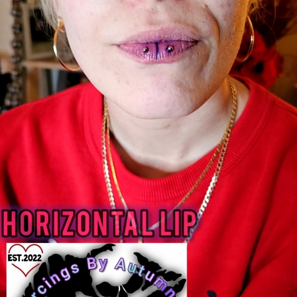 Horizontal Lip at Piercings By Autumn in New Castle, PA