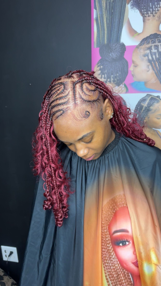 Fulani BOB W/ Boho at LAVISH BRAIDS in Buffalo Sc, SC