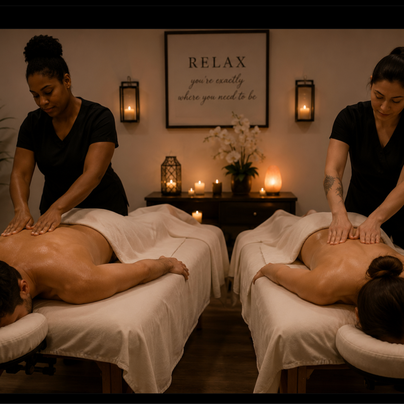 90 Minutes Couples Swedish Massage at RelaxRx Mobile Massage