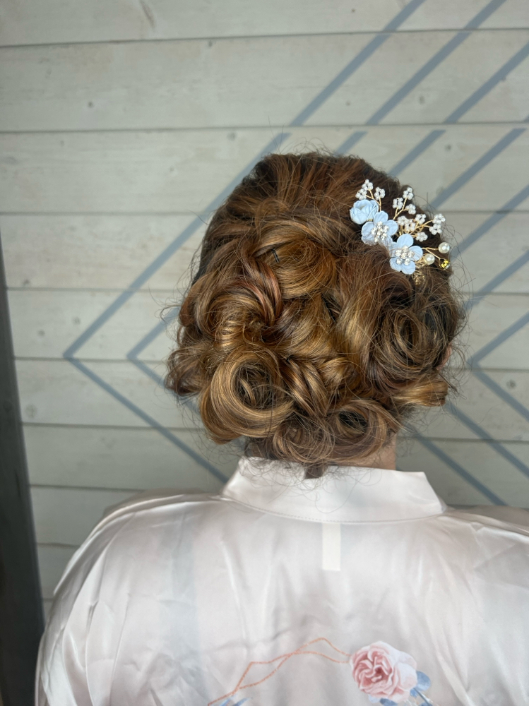 Updo at Mercedes Turybury in Wellsville, NY