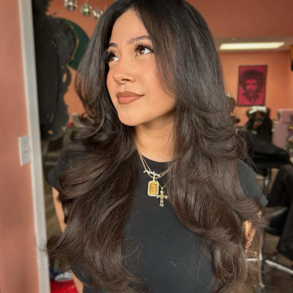Custom Bratt Haircut 💋 at Bbeauty Brattt Salon in Houston, TX