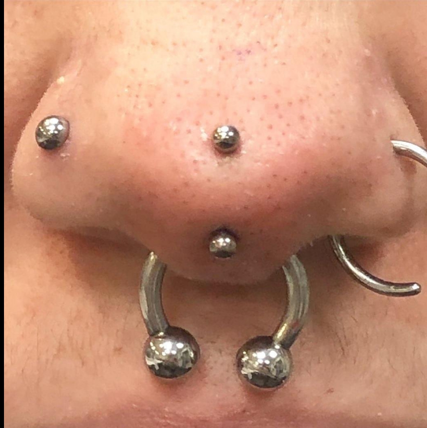 Rhino Piercing at Divine Image Ink Piercings in Parma Heights, OH