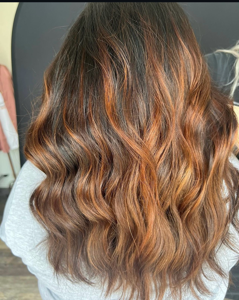 Balayage Full Highlight at Celsey Haight Hair in Prosper, TX