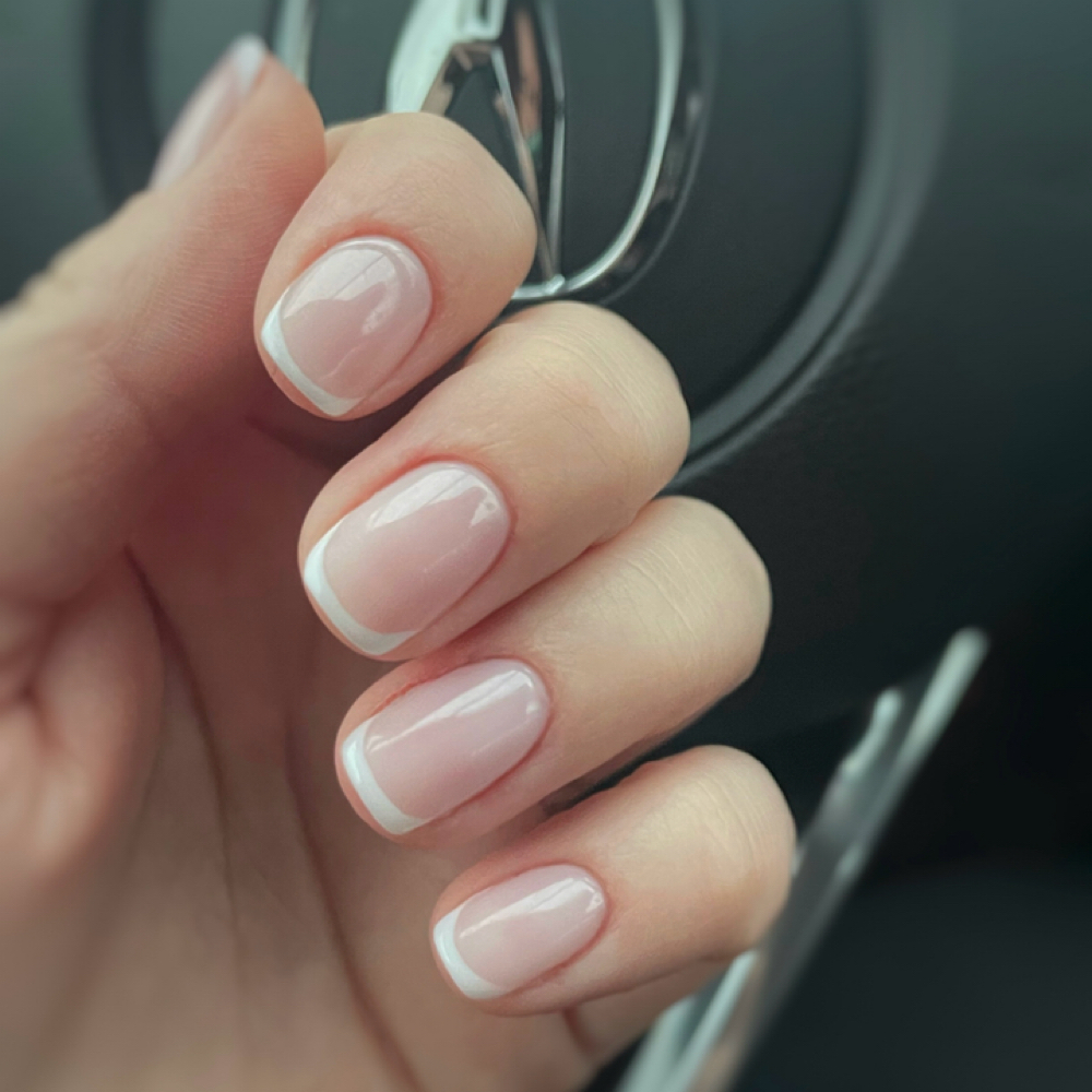 French finish at Anastasia Nail Atelier in Schaumburg, IL