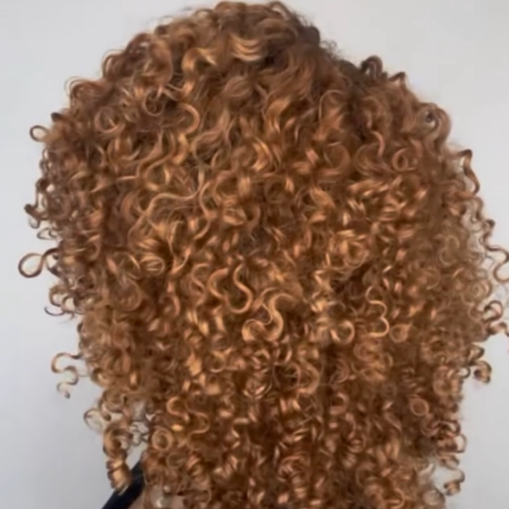 Color Correction at FLUFF Curl Studio in Philadelphia, PA