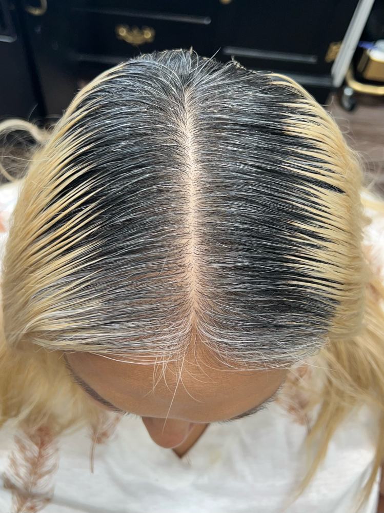 Bleach Retouch With Haircut