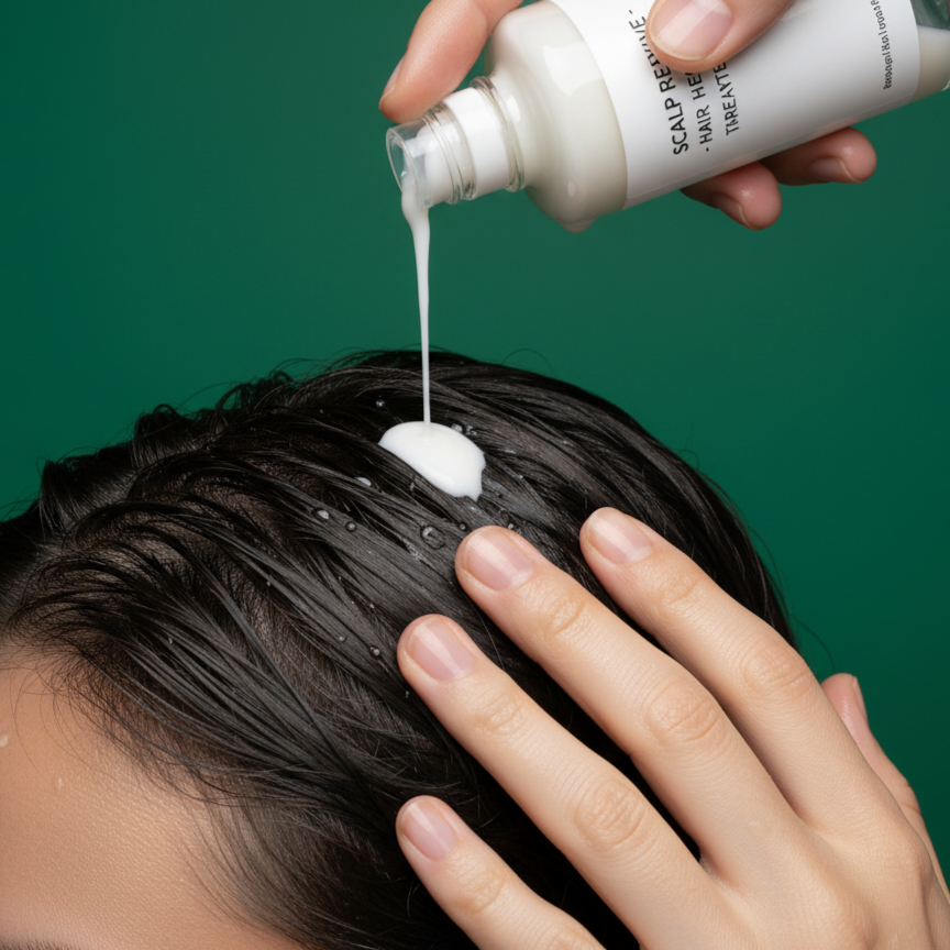 Scalp treatment at Crown Of Glory Hair Suite in Charlotte, NC