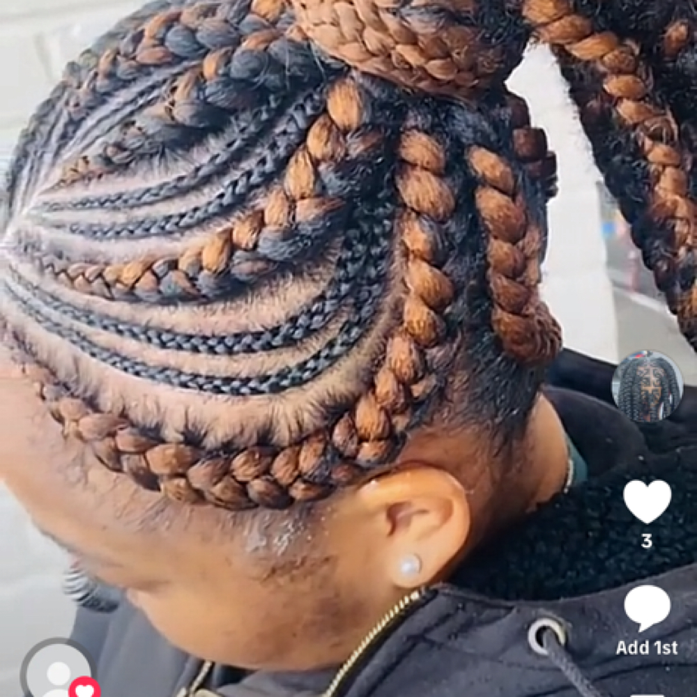 Ponytail at Mame’s  hair braiding in Cordova, TN