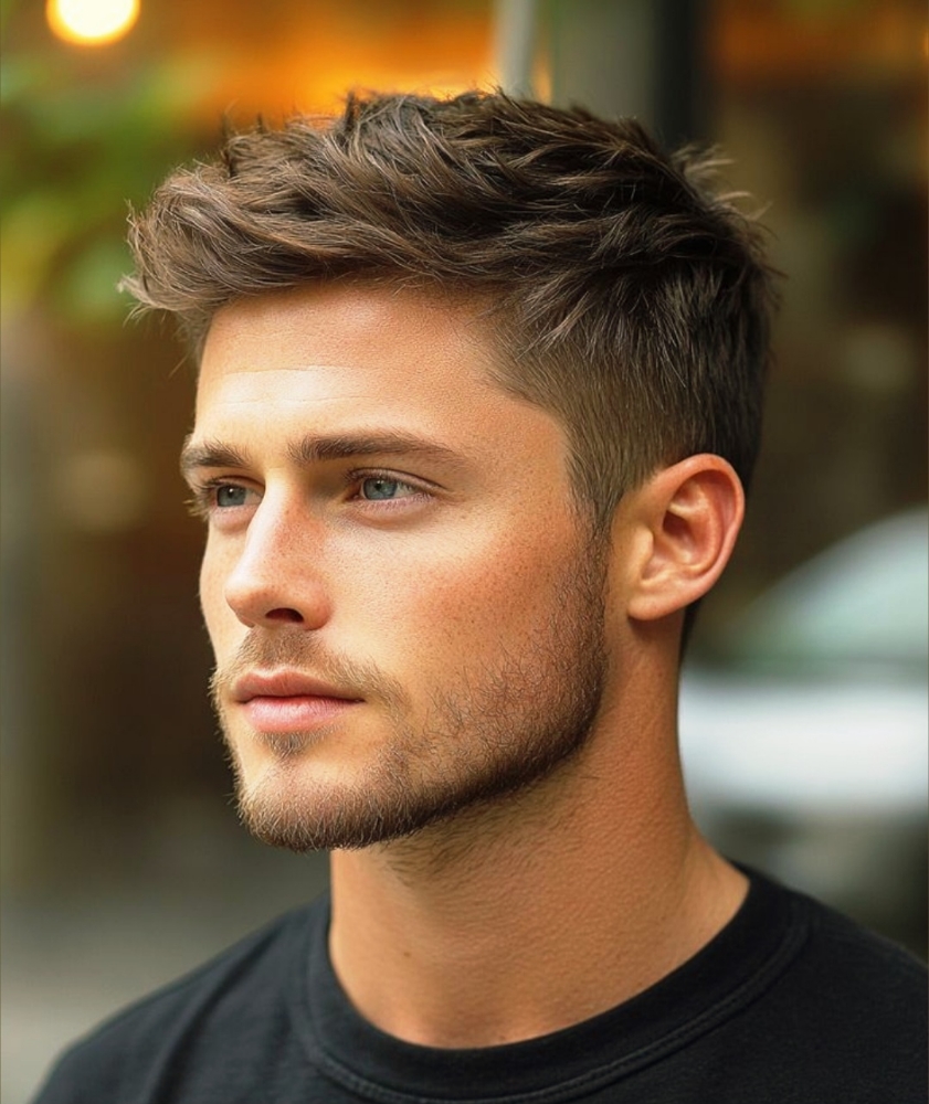 Mens Haircut at HaskgalHairDesigns at 49 Mussey Rd Scarborough Maine in Scarborough, ME