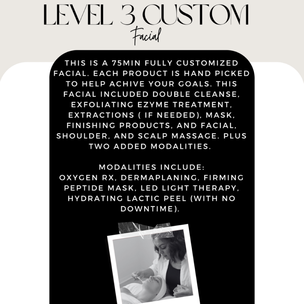 LEVEL 3 CUSTOM FACIAL at Aesthetics By Abigail Hernandez in Mustang, OK