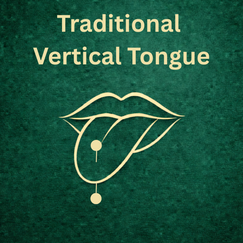 Vertical Tongue at Love It or Lose It Tattoo and Body Spa in Royse City, TX