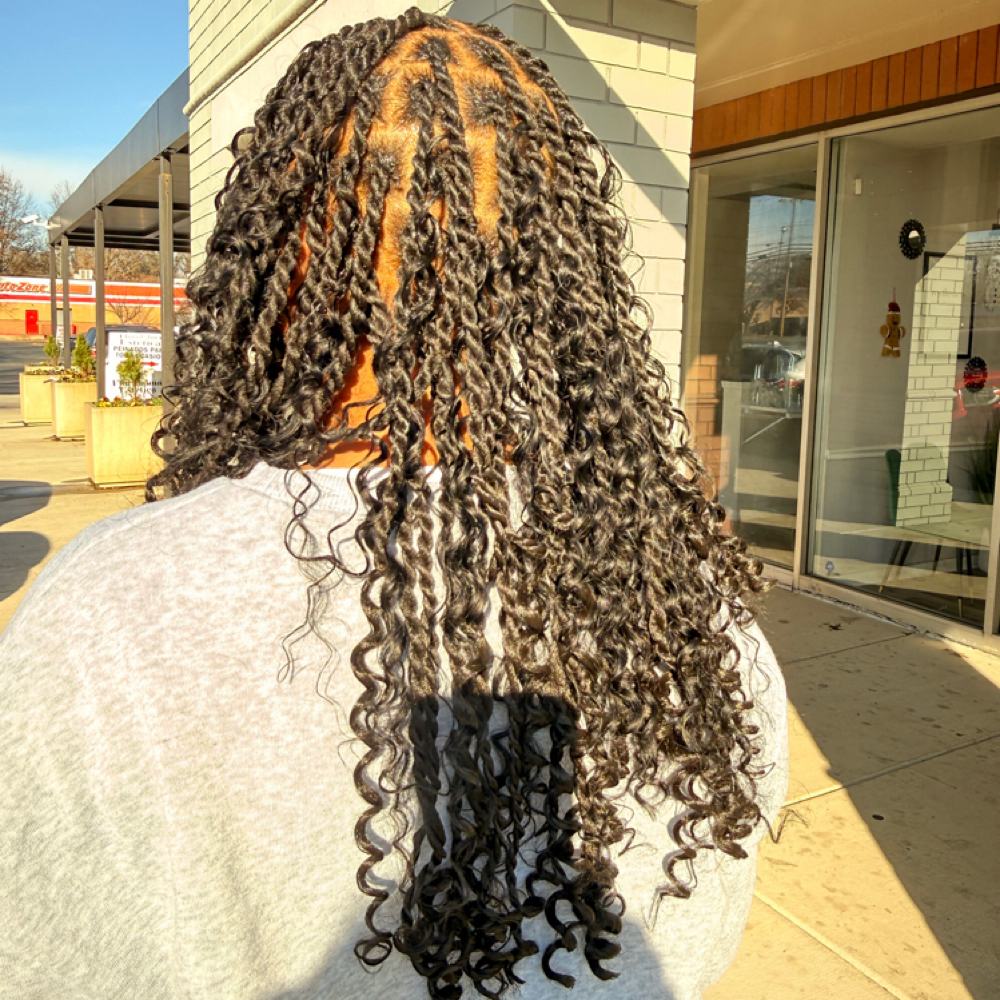 Medium Island Twists at Mane In The Mirror Salon in Charlotte, NC