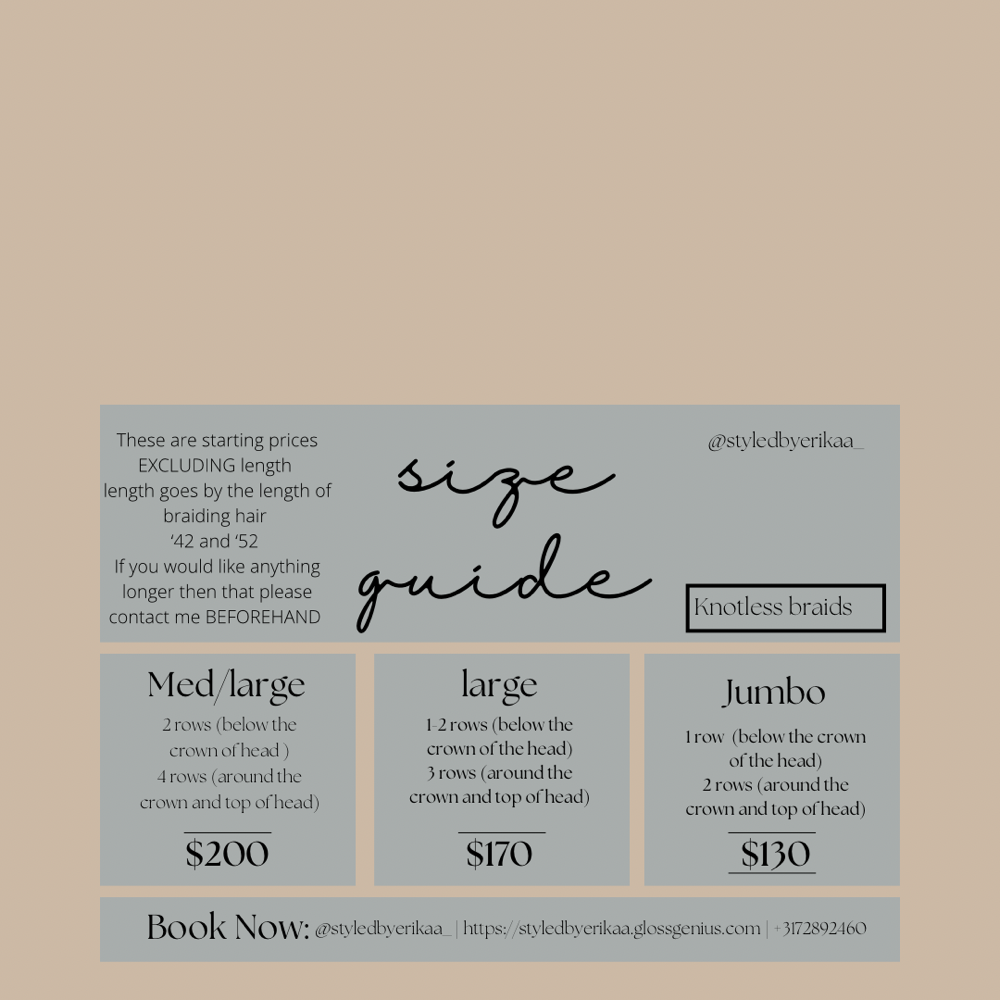 Size Guide Med-jumbo