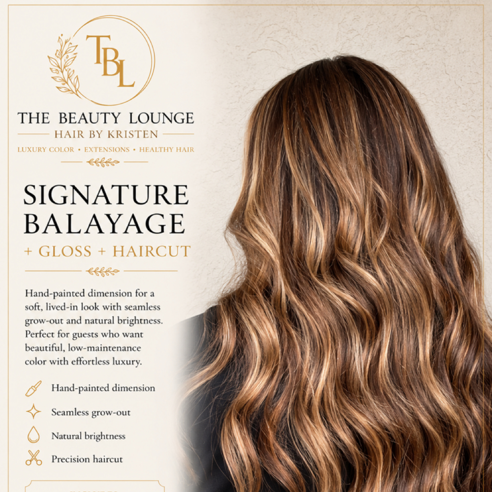 SignatureBalayage + Gloss + Haircut at Kristen Wallace in Gainesville, GA