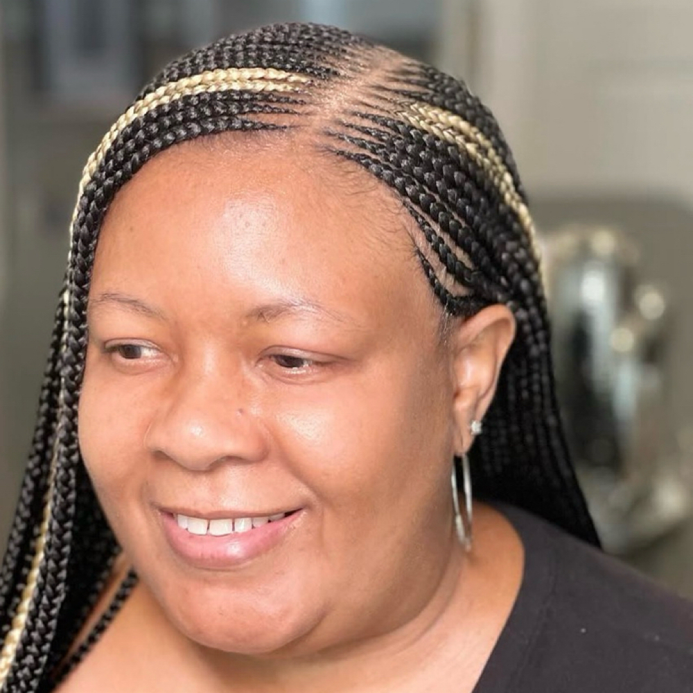 Small Tribal/Feed In Braids at Elixane Hair & Braids (Braidagain) in McKinney, TX