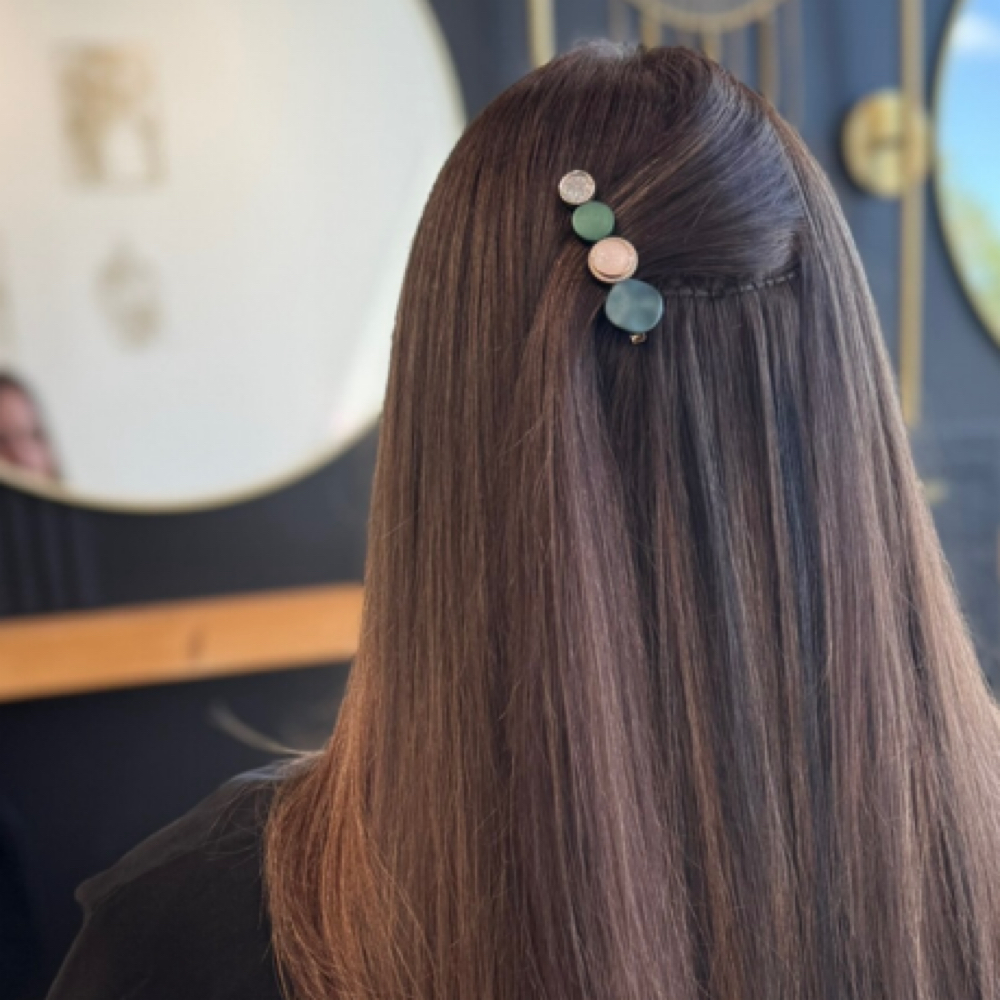 1 Row Invisible Bead® Install at Lee Anthony Salon in Kennesaw, GA