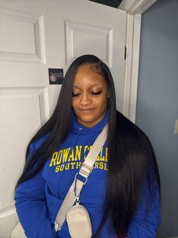Traditional sew-in