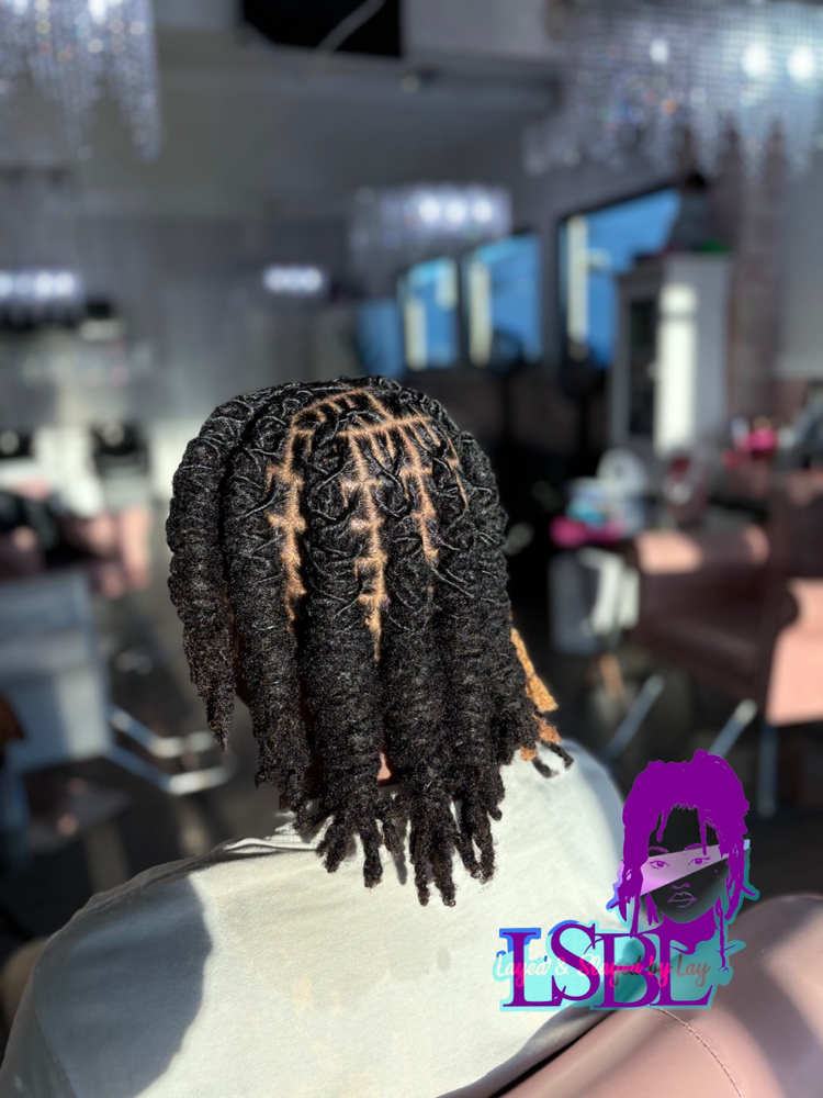 Loc Retwist With Barrel Roles