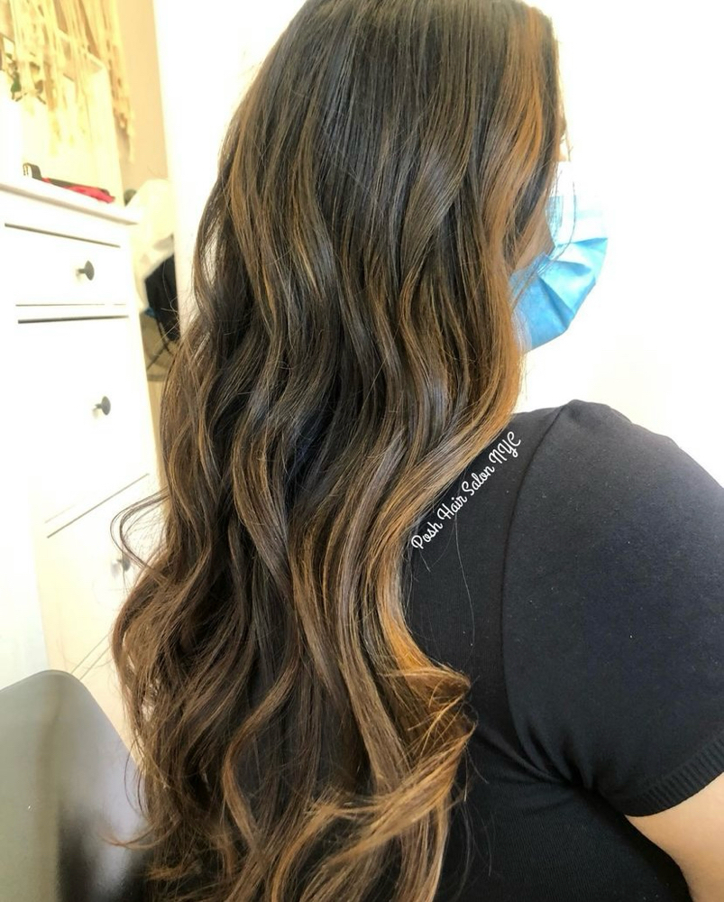 Women Haircut & Style-Mid length