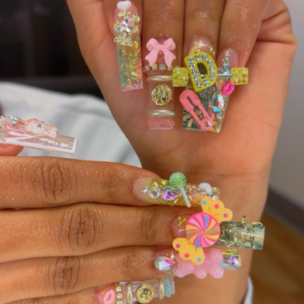 Junk Nails! Freestyle at Ashanti’s Kreation in Glendale, AZ
