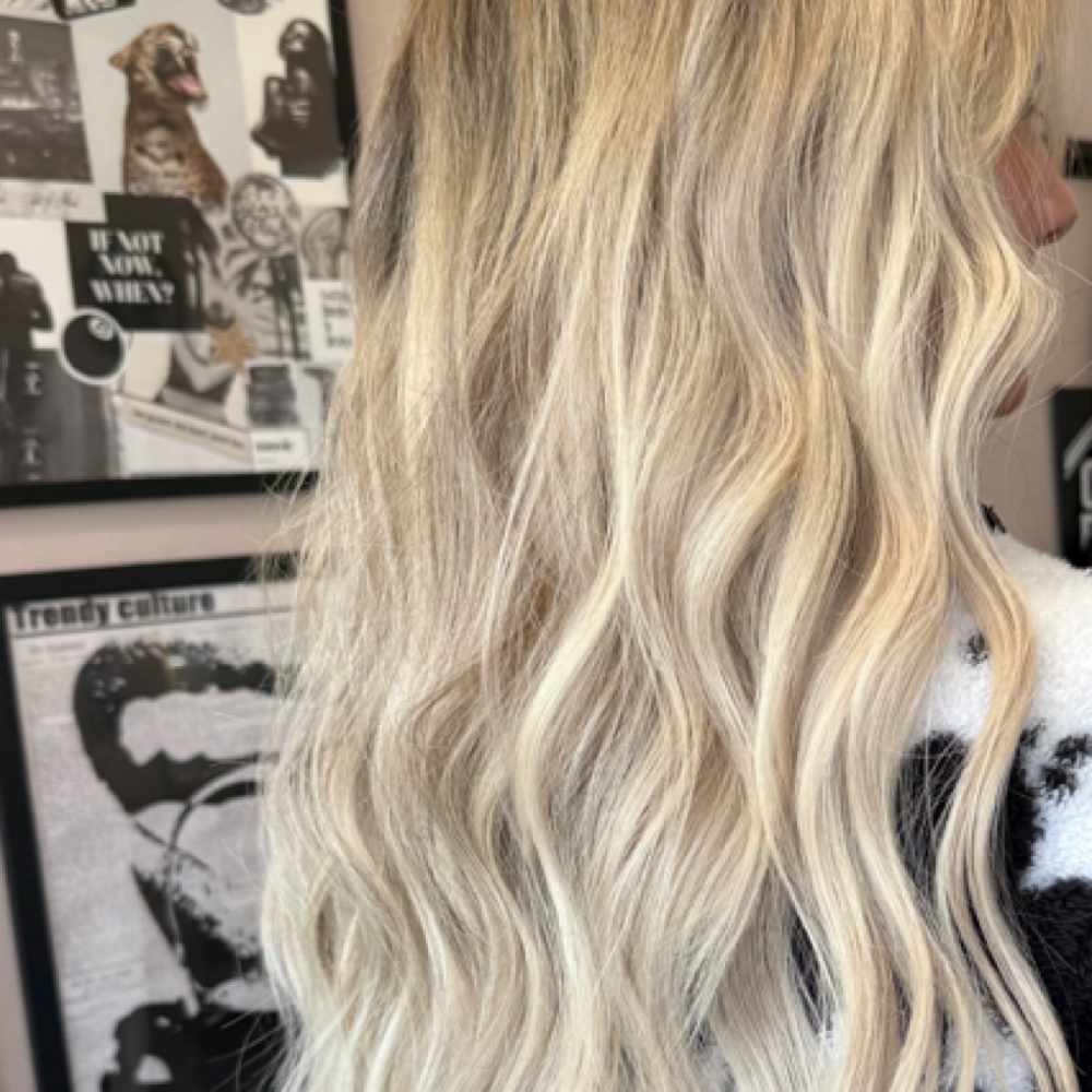 Tape-In Install at Your Stylist, Kaleigh in Lansing, MI