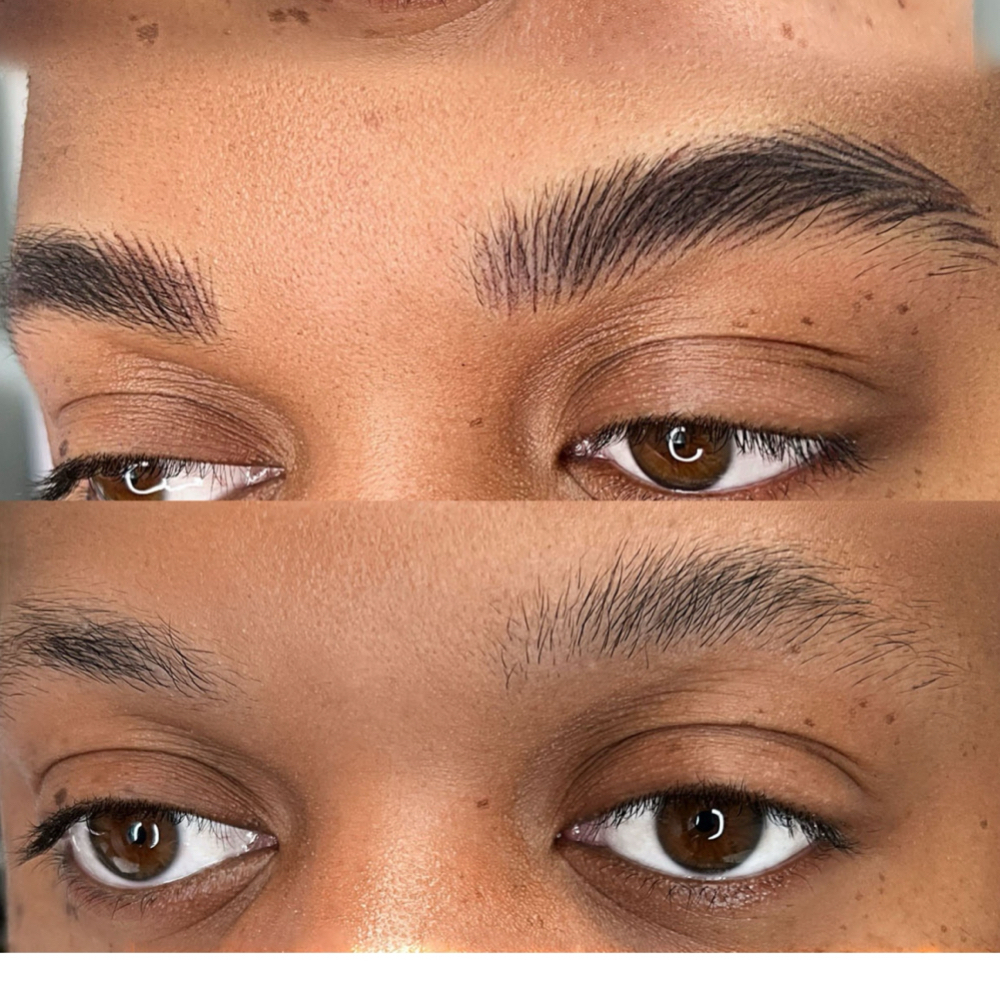 Men Hairstrokes Initial Session at EveBrows Studio in Fayetteville, GA