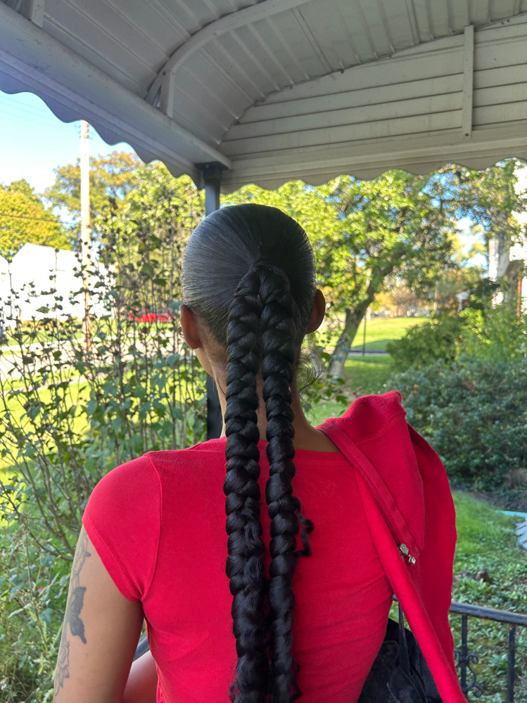 Slick Braid Ponytail at Dion’s Overflow in Youngstown, OH