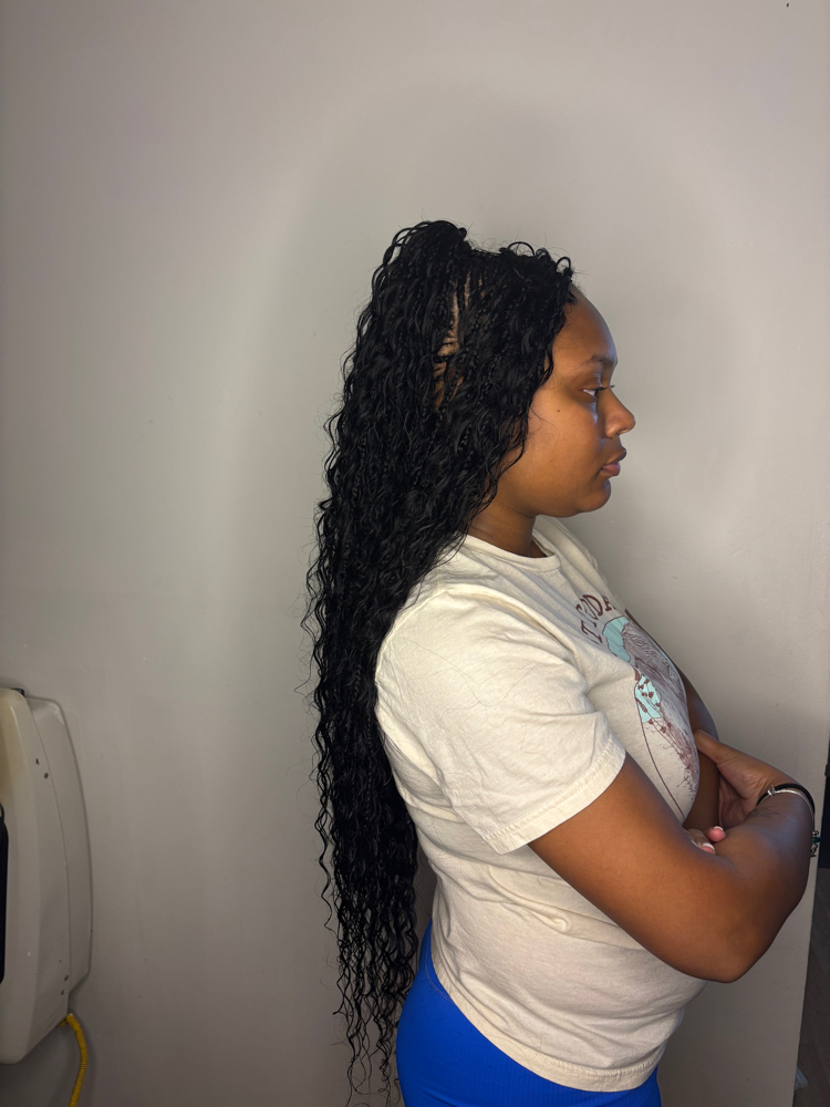 Boho Mohawk at BeautyBraids By Quin in Milledgeville, GA