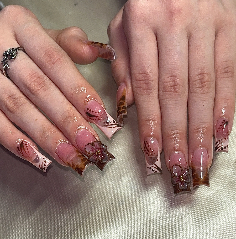 Long Acrylic Full Set