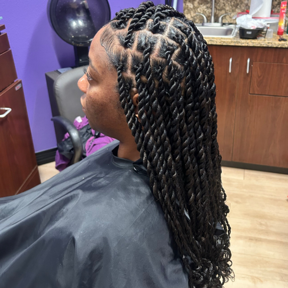 Rope Twists at Quality is kee BraidsNThings in Fort Myers, FL