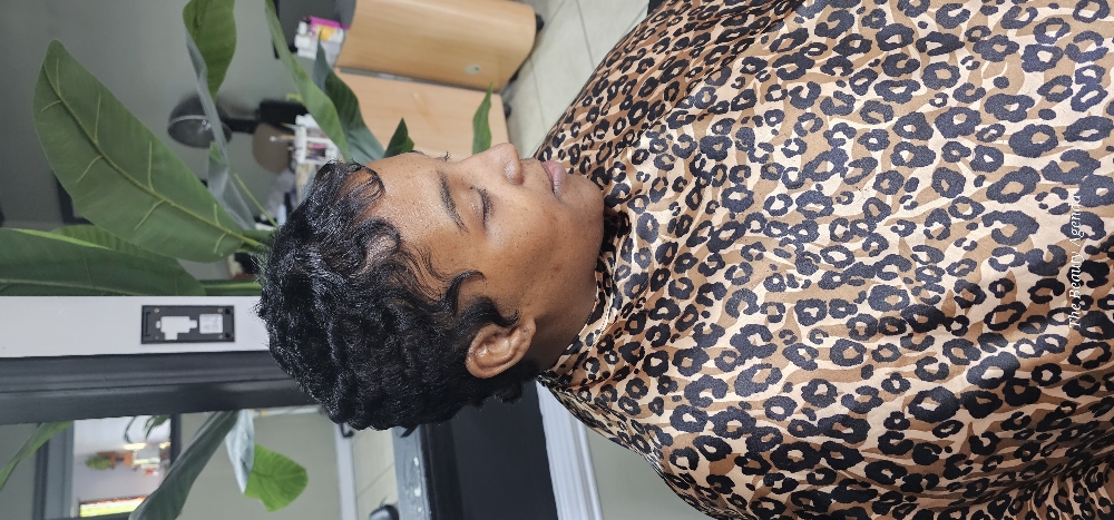 Pixie Cut (Relaxer/Color Included) at The Beauty Agenda in Rockingham, NC