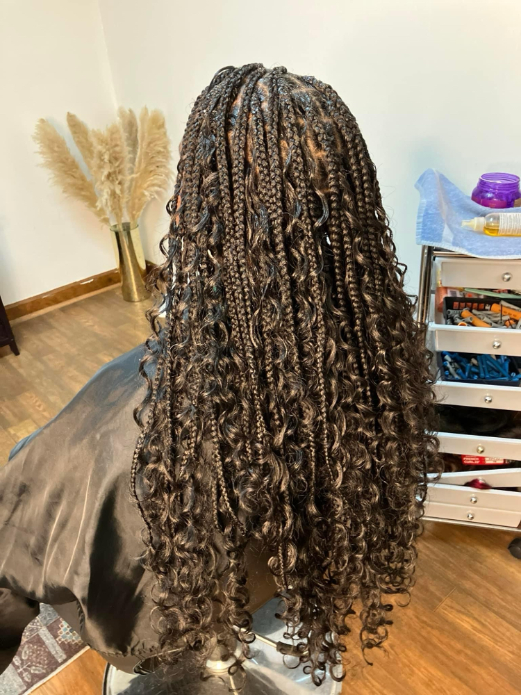 Boho Knotless Braids