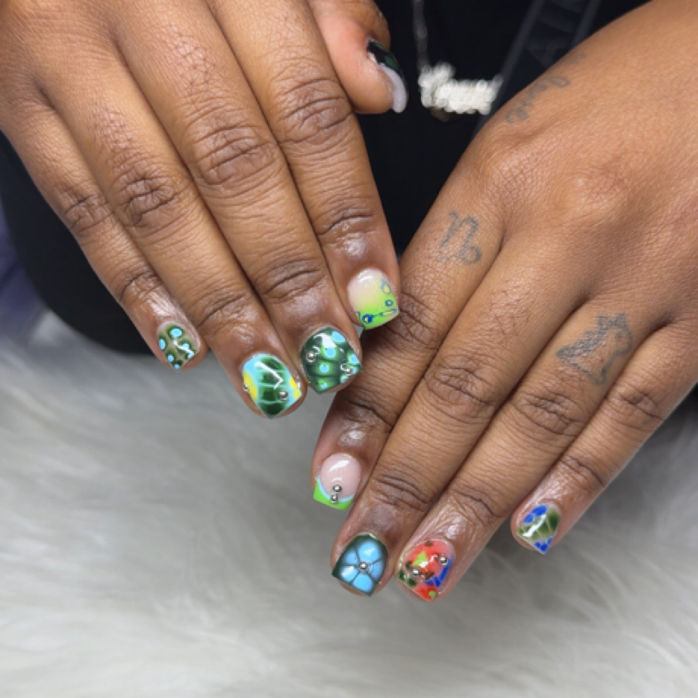 Acrylic Overlay at Jazz It Up💜 in Shorewood, IL